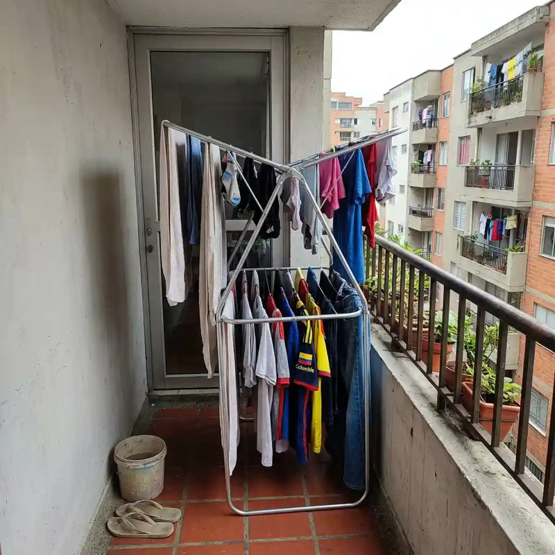 ¿No tienes dónde tender la ropa sin que estorbe?