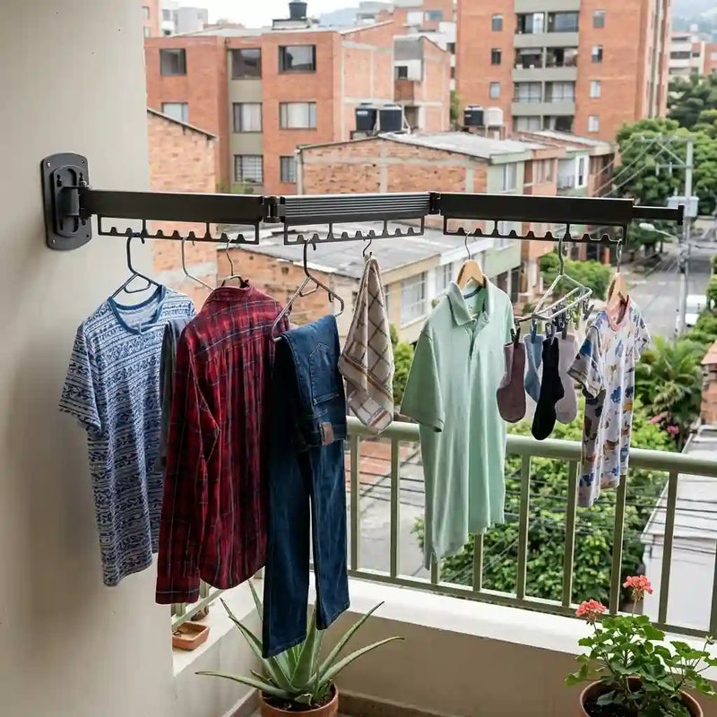 Seca toda tu ropa sin que el tendedero ocupe media casa